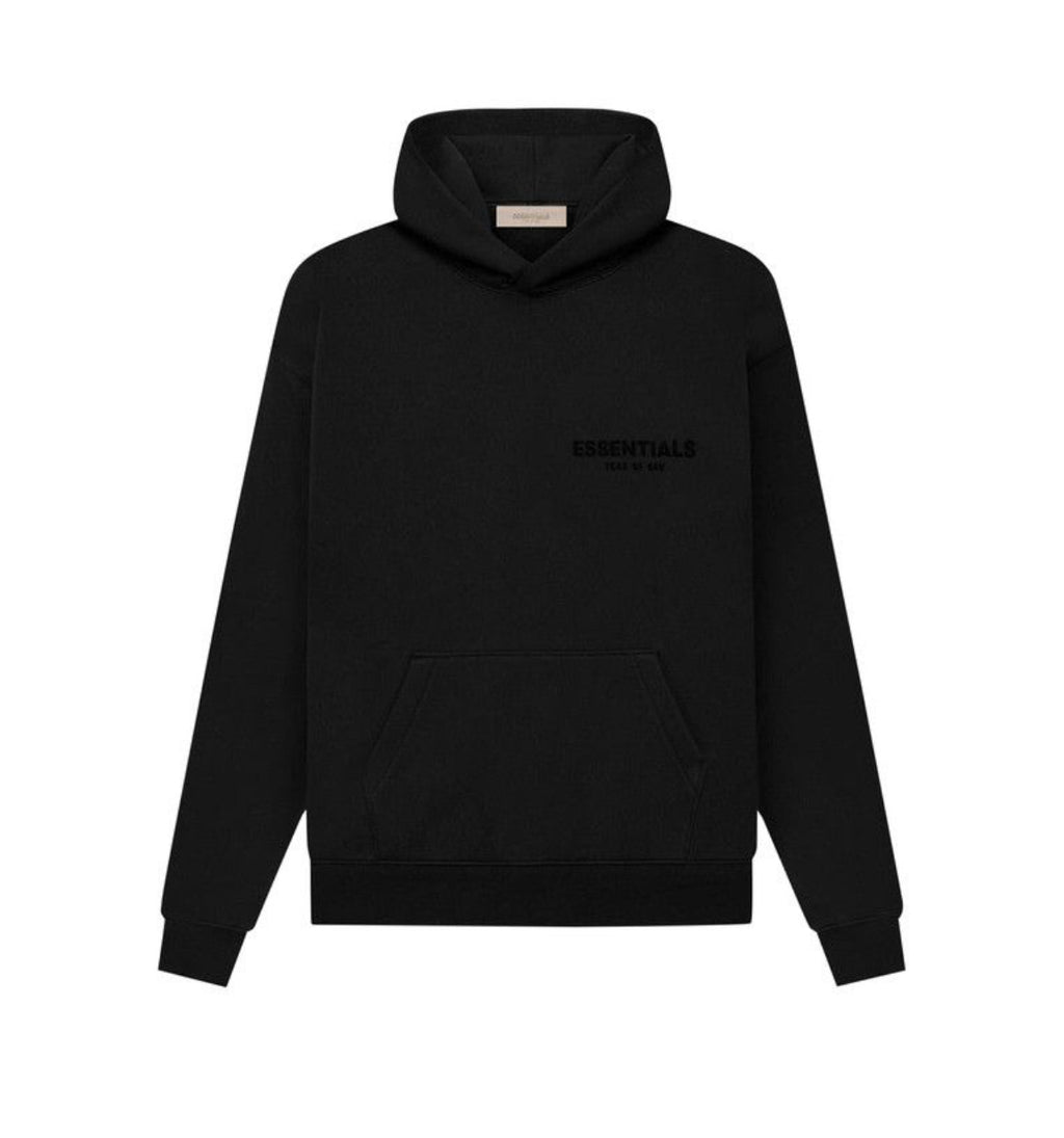 Black Essentials Hoodie