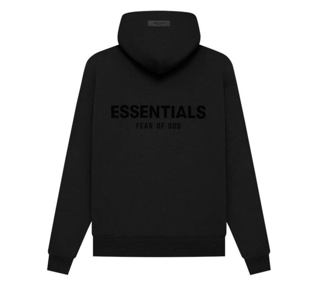 Black Essentials Hoodie