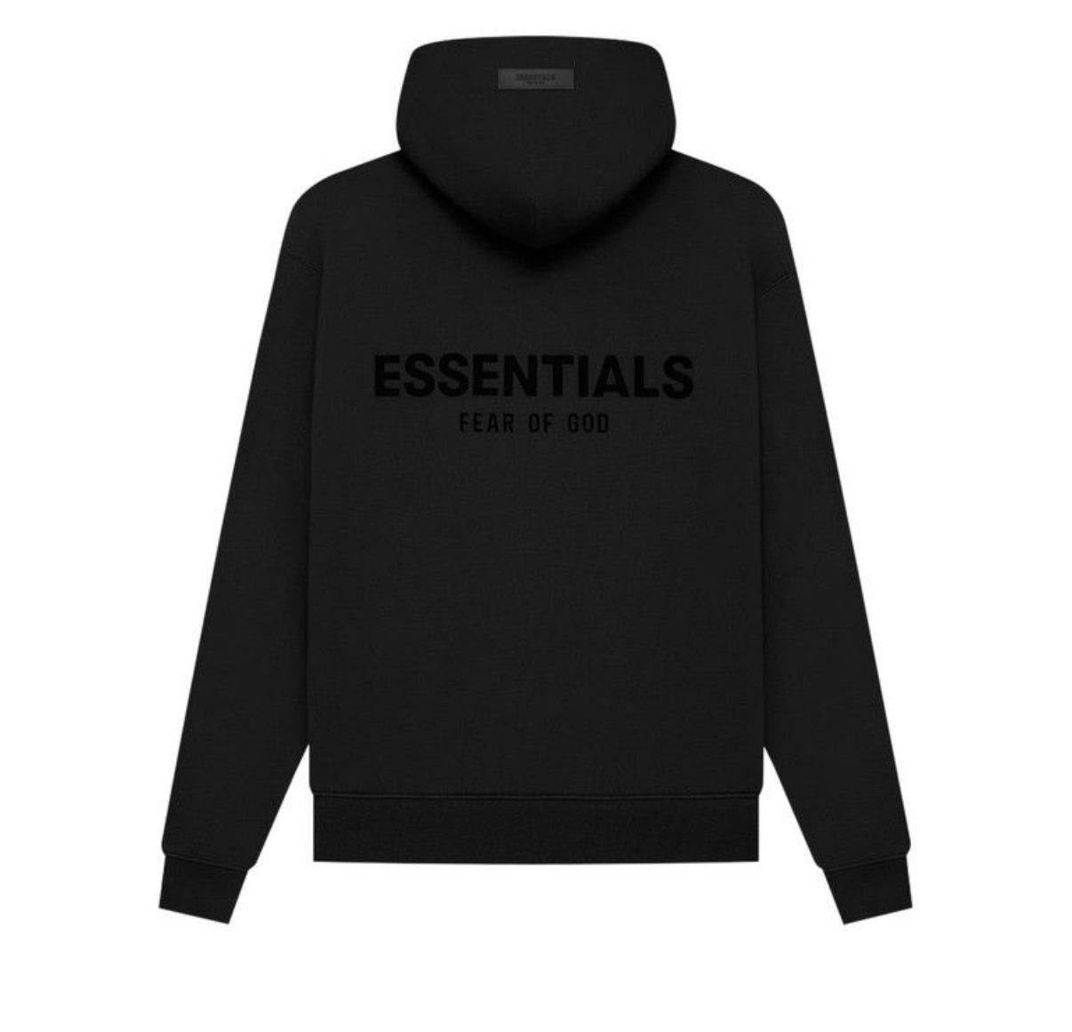 Black Essentials Hoodie